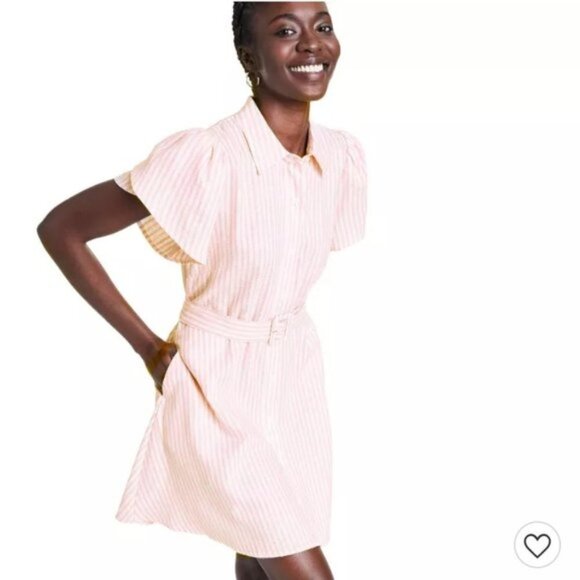 Alexis x Target - Striped Tulip Sleeve Shirtdress - Picture 4 of 4